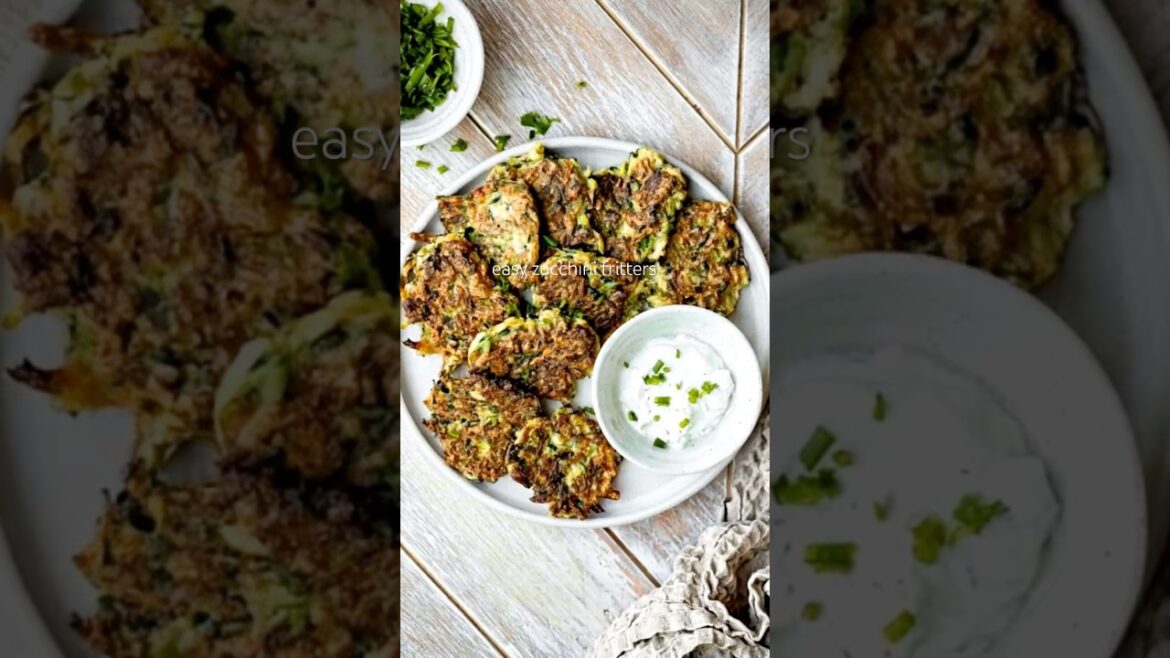 Easy Zucchini Fritters in Under 30 Minutes