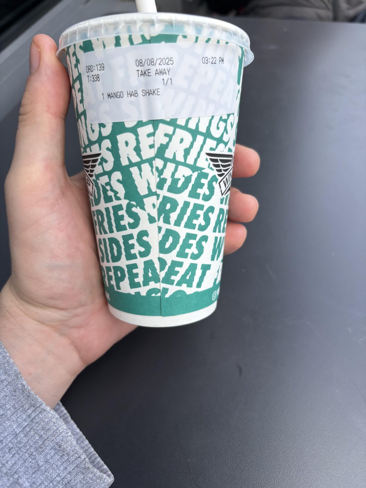 Wing stop mango habanero shake