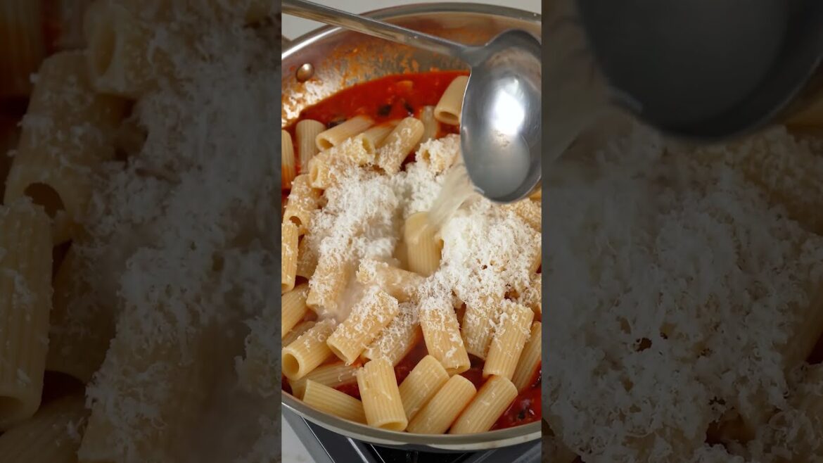 Eggplant & Cherry Tomato Rigatoni