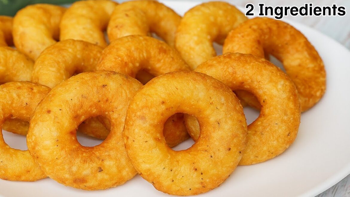 2-Ingredient Crispy Suji Rings | instant breakfast recipes | Suji Aloo Snacks 2-Ingredient Crispy Suji Rings | instant breakfast recipes | Suji Aloo Snacks