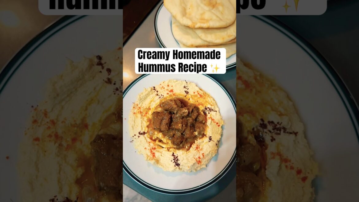 Quick and Creamy Hummus Recipe | Homemade Pita Bread | Fattoush Salad | Vegan-Friendly Healthy Dips