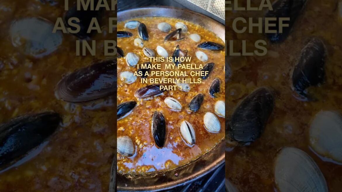 This is how I make paella as a personal chef in Beverly hills. PART 1 OF 2 This is how I make paella as a personal chef in Beverly hills. PART 1 OF 2