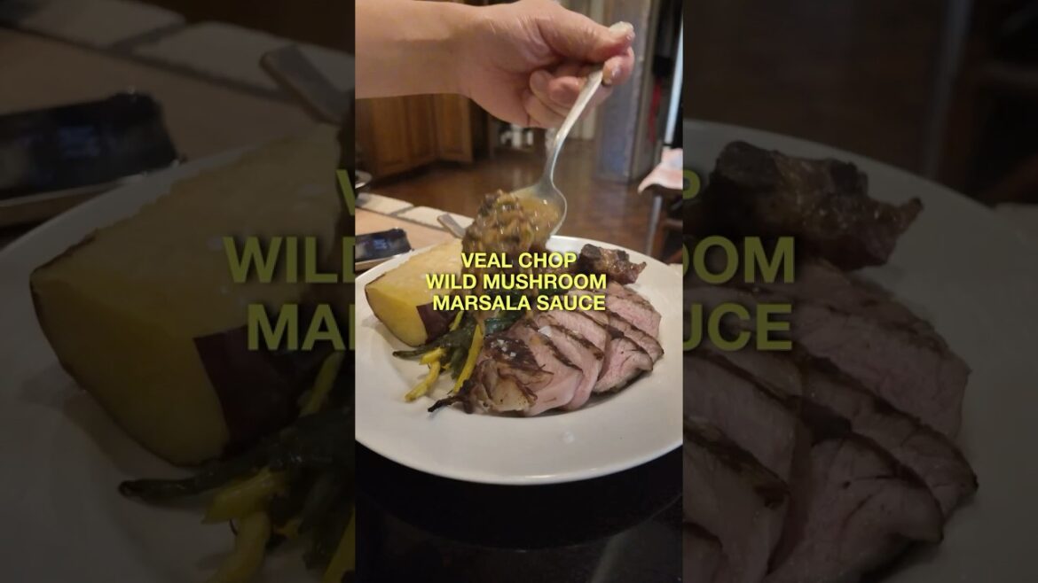 What I made as a personal chef in Beverly Hills. Veal chops. wild mushroom marsala. What I made as a personal chef in Beverly Hills. Veal chops. wild mushroom marsala.
