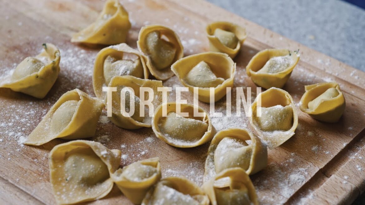 Spinach and Ricotta Tortellini from Scratch
