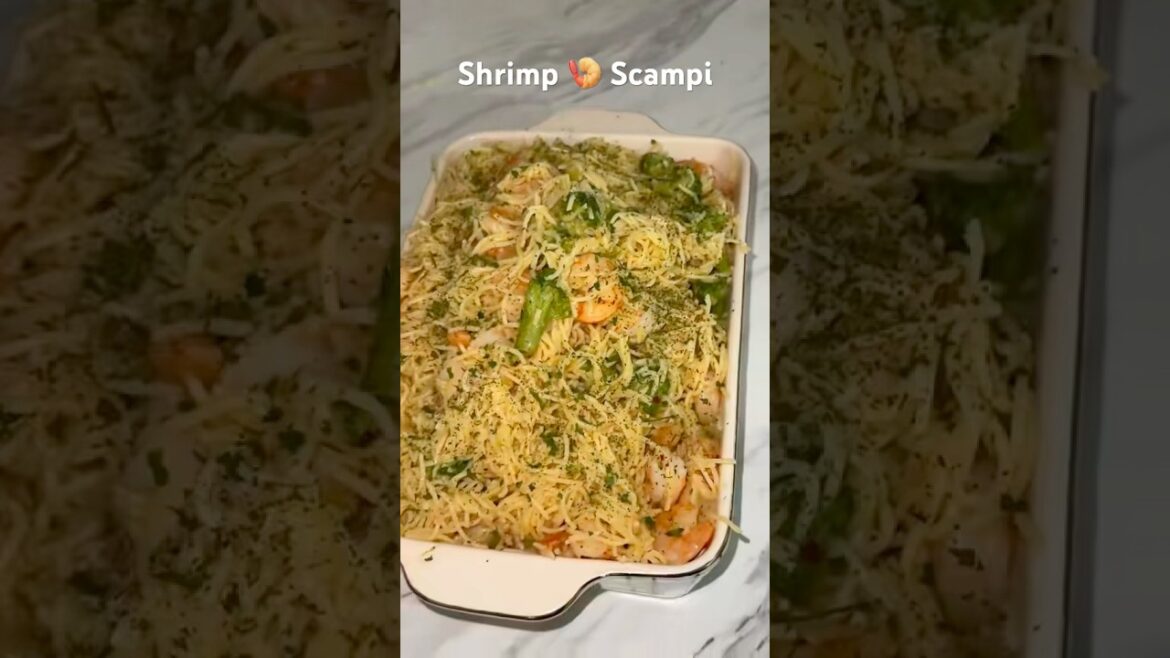 Try this easy Shrimp Scampi  Pasta!! #shrimpscampi #homecooked #easyrecipe