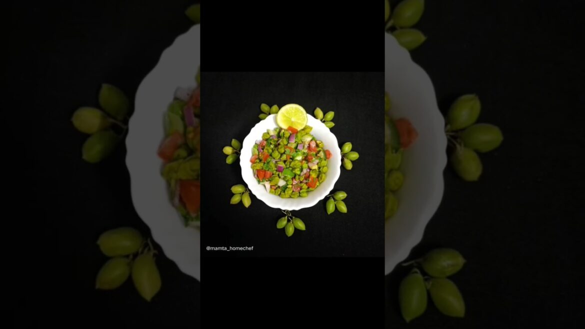 Green Chickpeas Salad - Detailed recipe mentioned in the Description below ♈ #chanasalad #salad