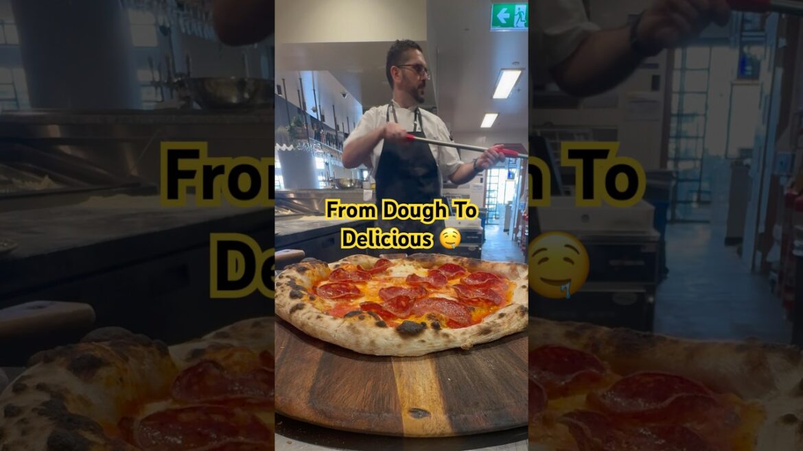 Watch This Pizza Go From Dough to Delicious!