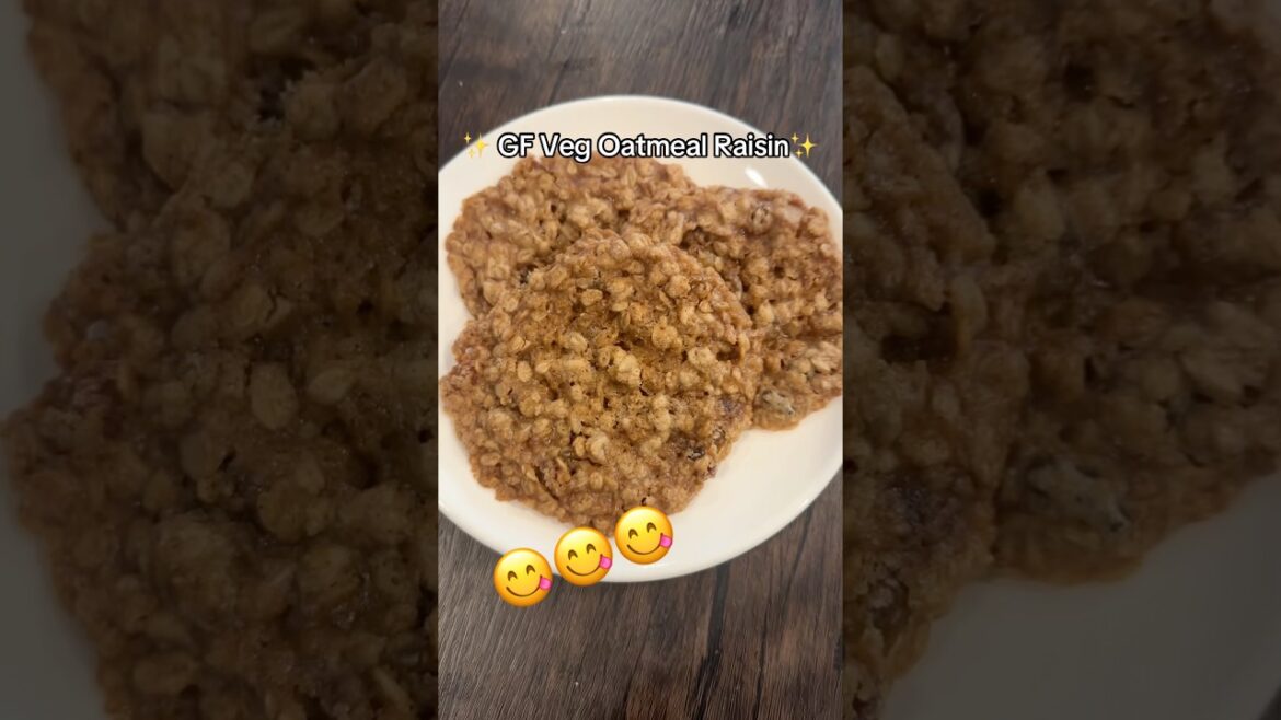 Gluten Free Vegan Oatmeal Raisin Cookies!