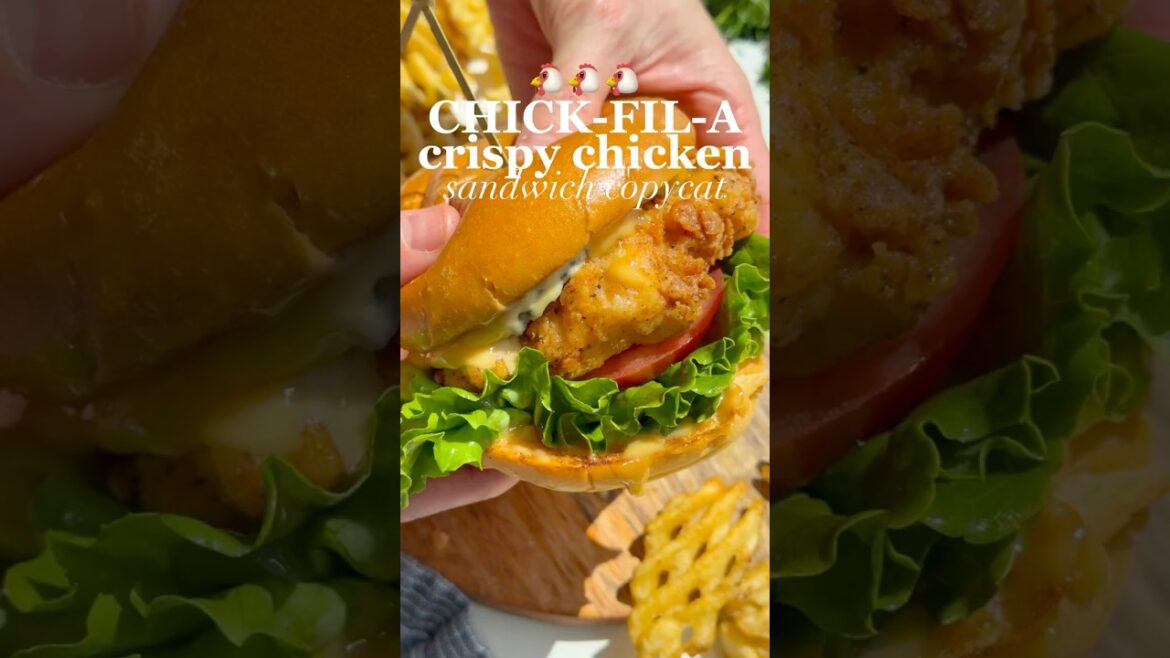 Chick-fil-A Crispy Chicken Sandwich: Click the link in my bio & select the photo to get the recipe
