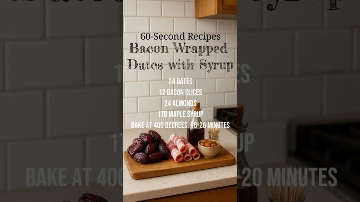 Bacon-Wrapped Dates: The 5-Ingredient Appetizer That Will Impress Your Mouth, Family & Friends