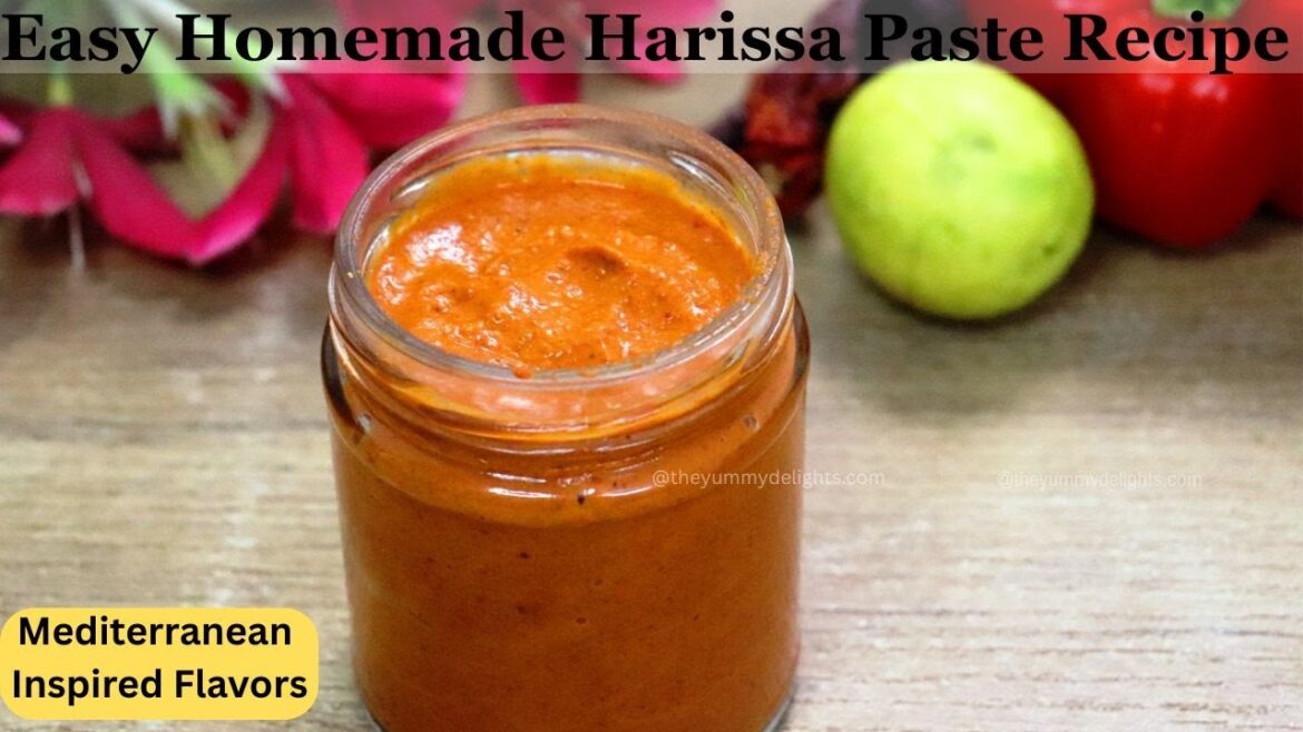 Authentic Harissa Paste Recipe | How to make Harissa | Homemade Harissa (North African Chili Paste)