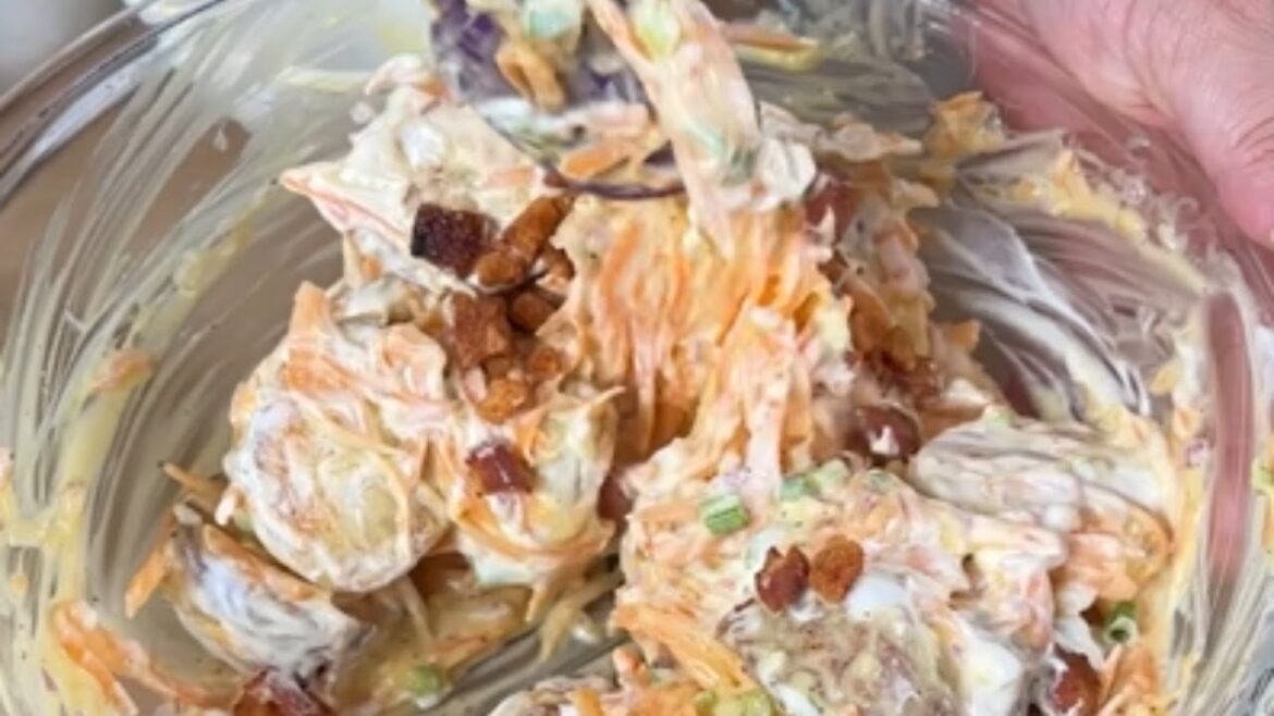 Crispy Carrot Potato Salad Recipe – Easy and Flavorful Side Dish.