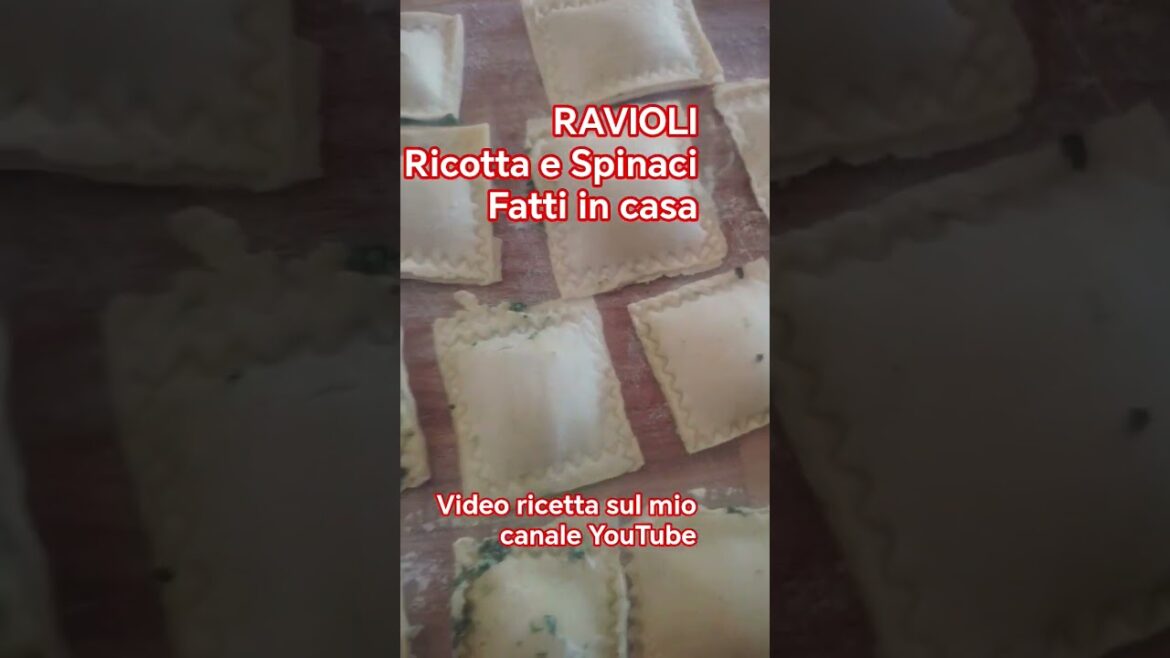 Ravioli Ricotta e Spinaci #ravioli#pasta #pastafresca #food #foodstagram #perte