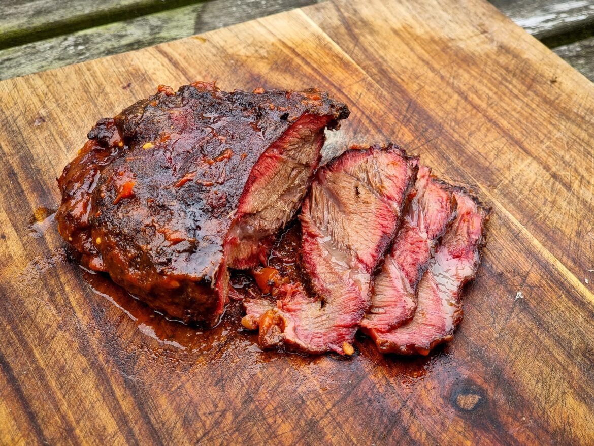 Smoked beef cheek