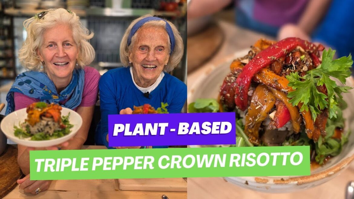 Triple Pepper Crowned Risotto