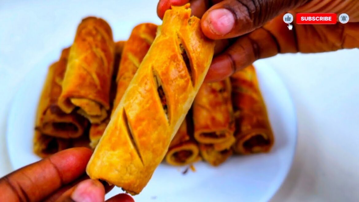 HOW TO MAKE EASY FLAKY FISH PIE / NIGERIAN SNACKS / STEP BY STEP