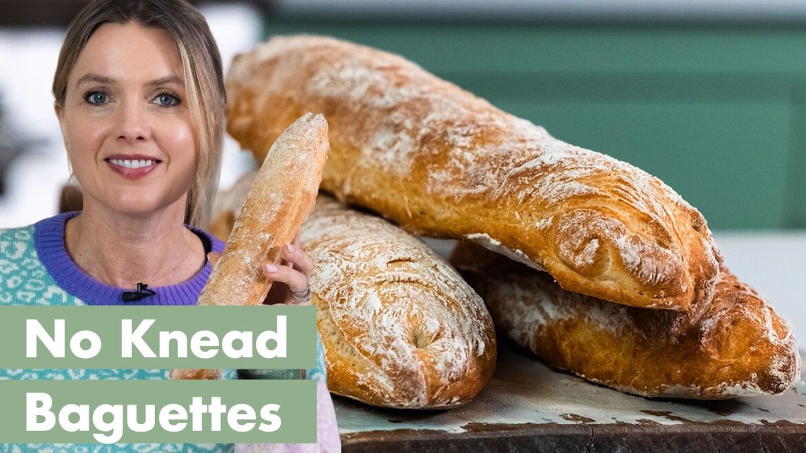 HOW TO MAKE THE EASIEST BAGUETTES IN THE WORLD!!! #baguette