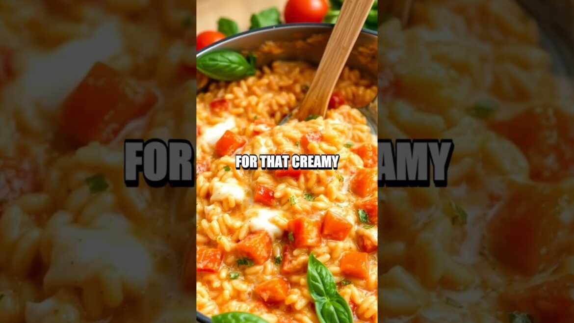 15-Minute Creamy Tomato Basil Risotto 15-Minute Creamy Tomato Basil Risotto