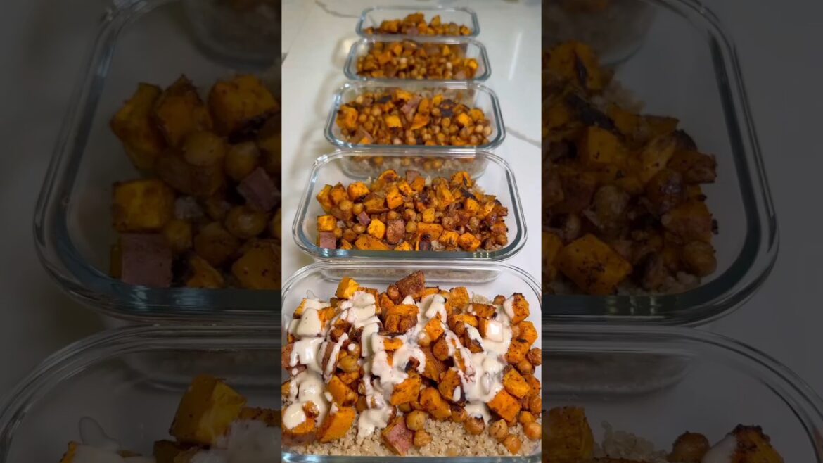 Sweet Potato and Chickpea Quinoa Bowls