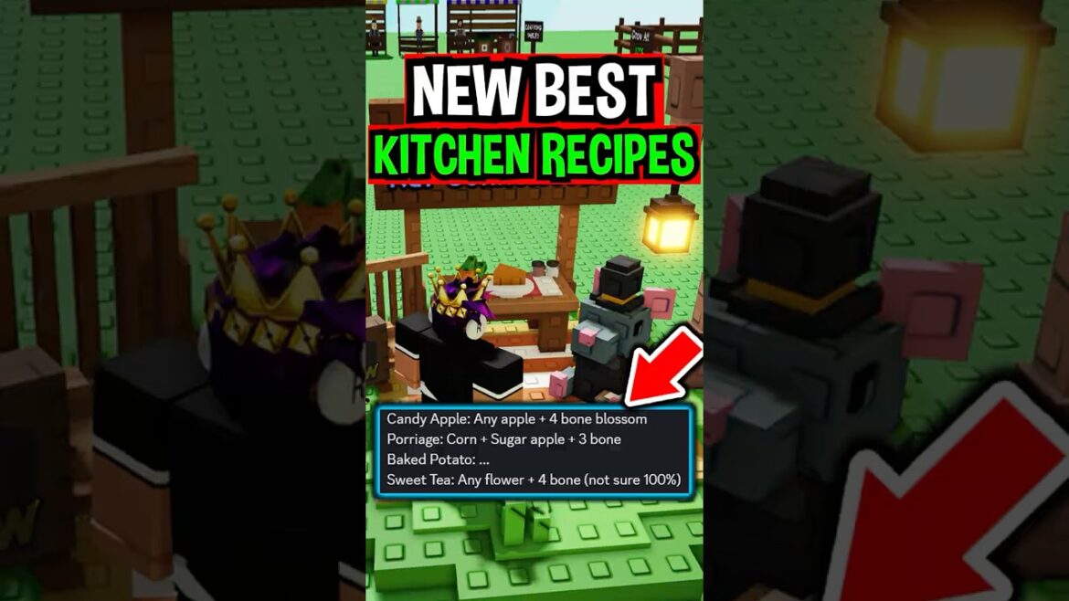 NEW BEST KITCHEN STORM RECIPES in Roblox Grow a Garden..