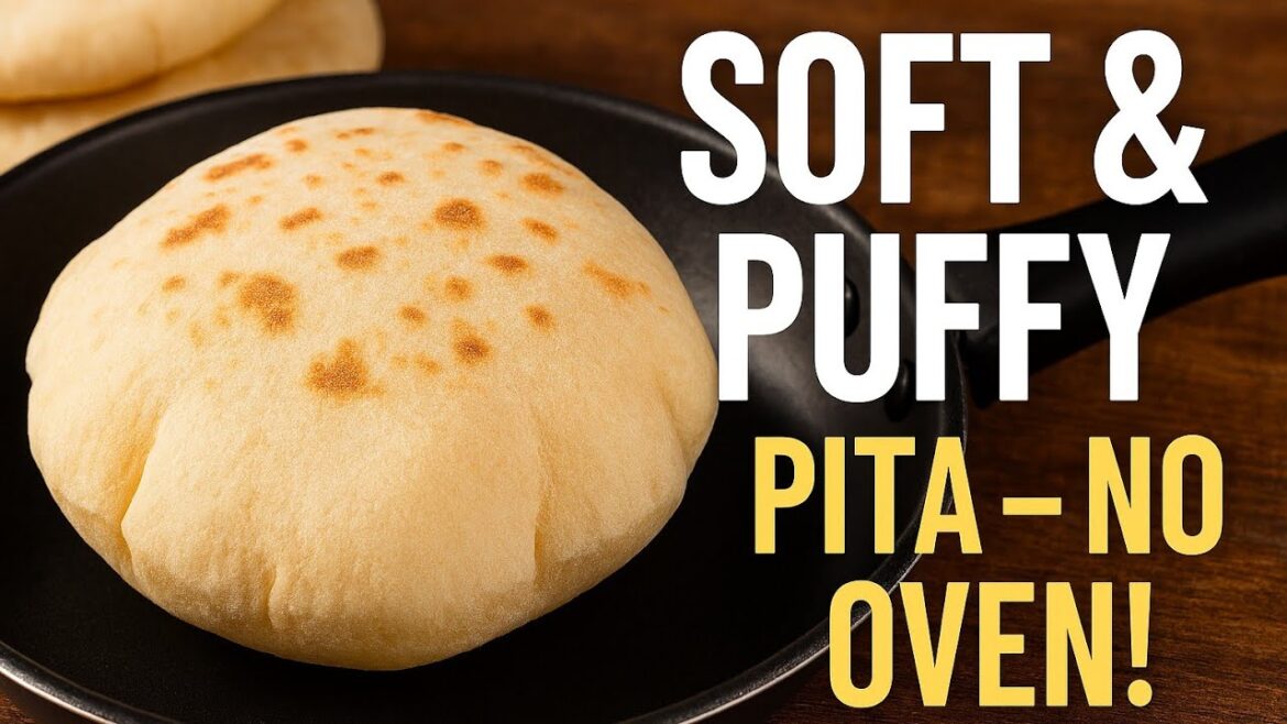 "Easy Pita Bread Recipe Without Oven | Just a Few Ingredients!"