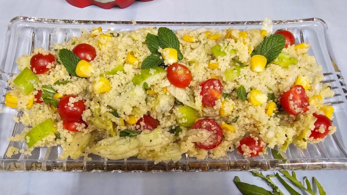 Easy One Bowl Couscous Salad Meal | Fresh , Fast & Flavorful