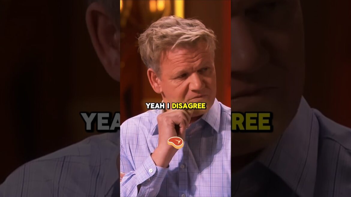 Joe Bastianich disagrees with Gordon Ramsay about garlic bread on a dish in Masterchef USA Joe Bastianich disagrees with Gordon Ramsay about garlic bread on a dish in Masterchef USA