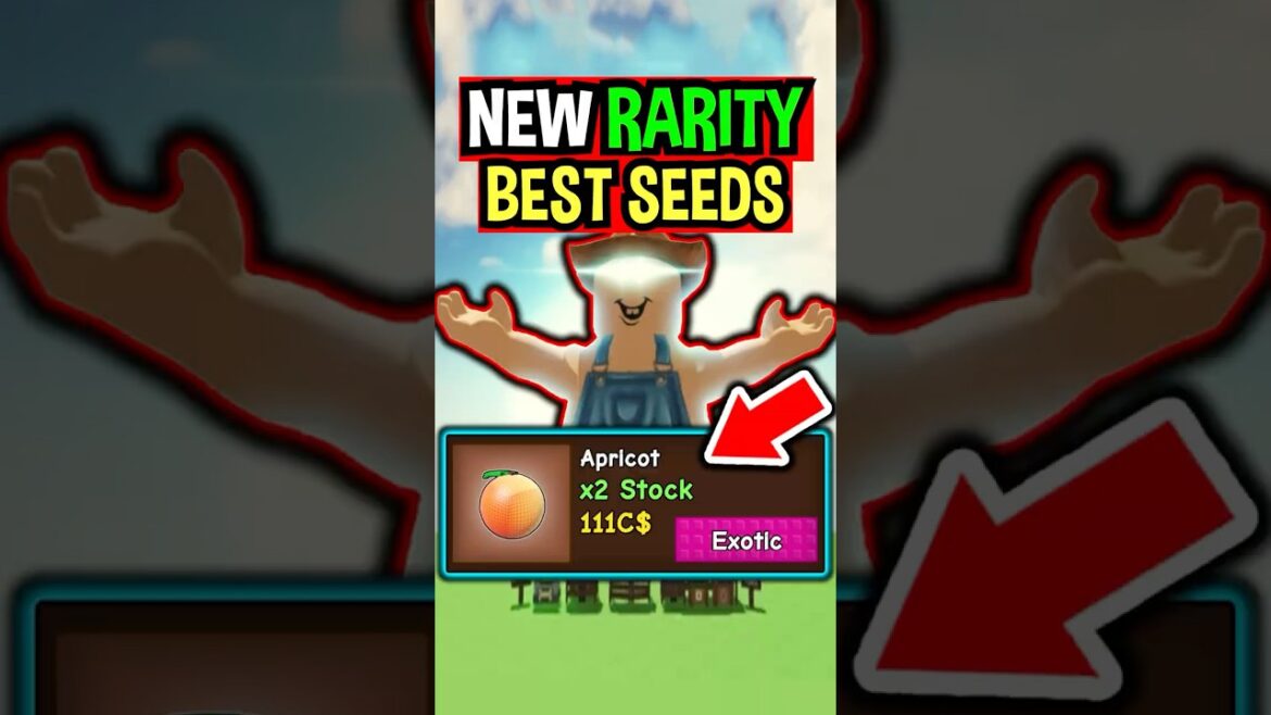 NEW BEST RARITY SEEDS in Roblox Grow a Garden..?