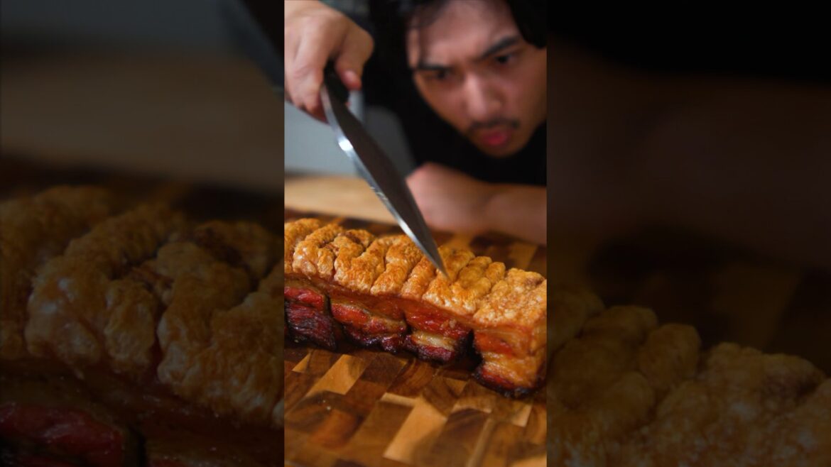 Smoked Crispy Pork Belly #chicharrones