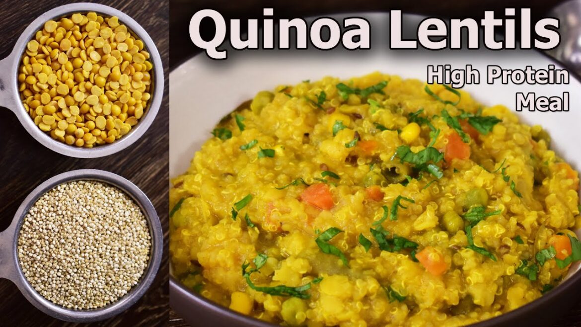 Quinoa & Lentils – A High-Protein Vegan Meal!