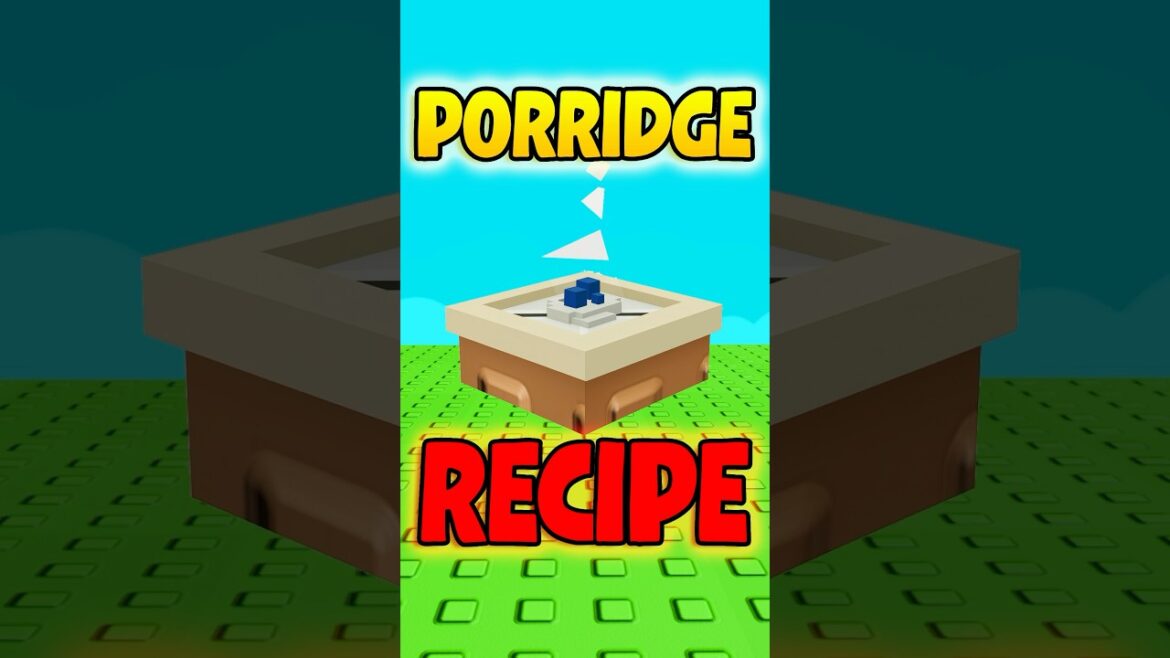PORRIDGE RECIPE GROW A GARDEN! #growagarden #roblox