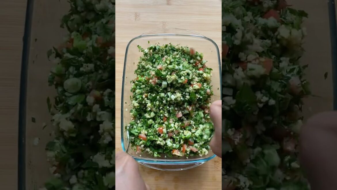 Tabbouleh Salad Recipe! #tabbouleh #viralshort #fypyoutube #likeandsubscribe