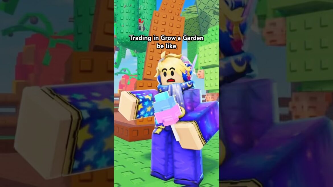 Roblox Grow a Garden Trading #roblox #potemer #robloxanimation