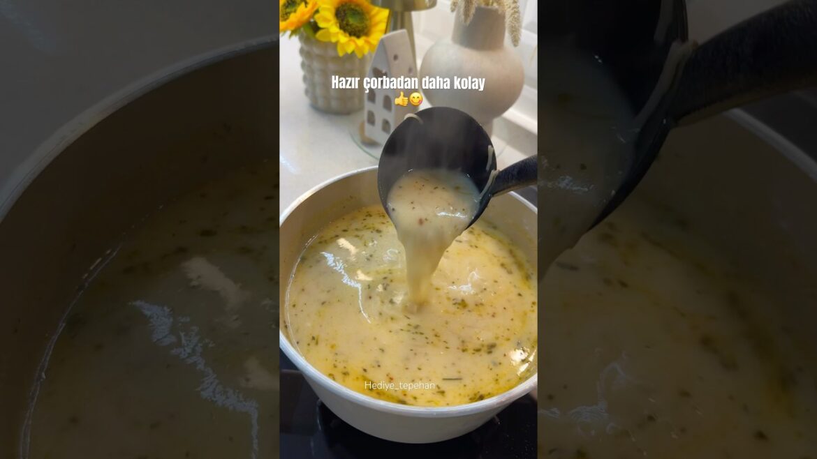 Haftada en az 2 kez yaptığım çorba