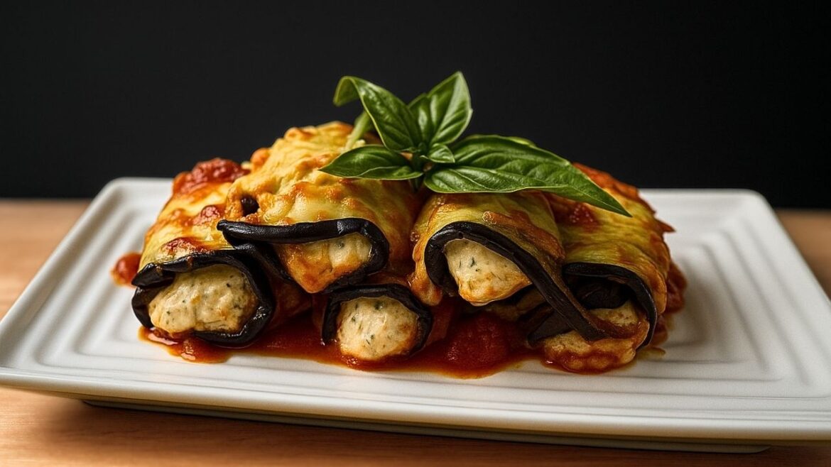 The Easiest Eggplant Rollatini