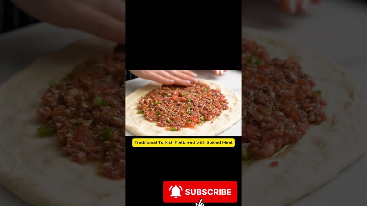 Authentic Lahmacun – Traditional Turkish Flatbread with Spiced Meat #keşfet #automobile #youtube