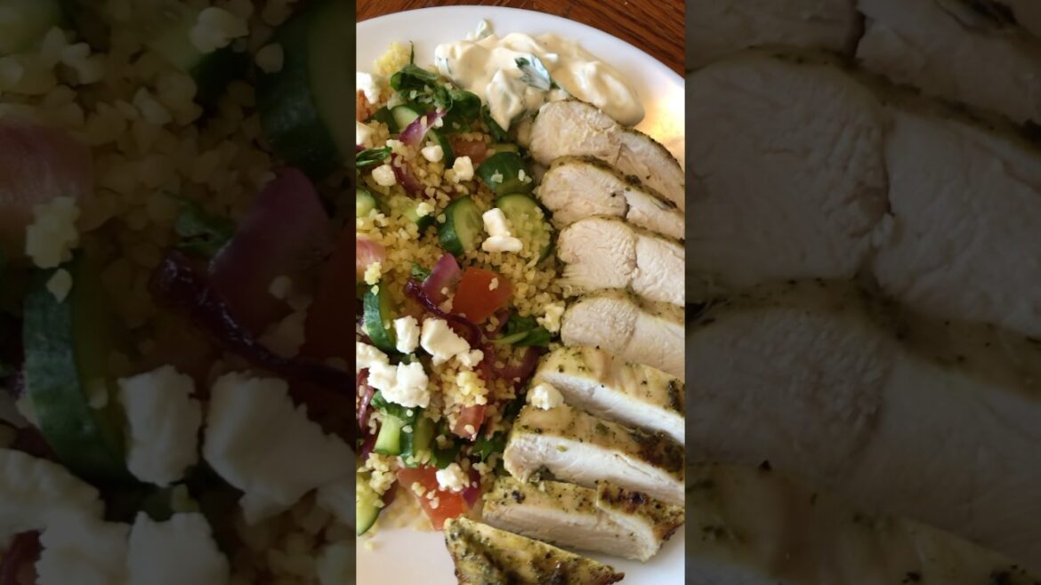 Greek Style Chicken with Bulgur Salad. #hellofresh   #homecook