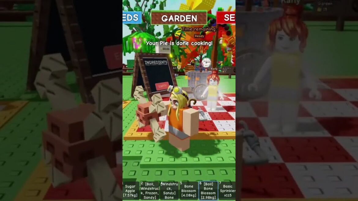 How to make a transcendent pie grow a garden #gag #roblox #fypシ゚viral