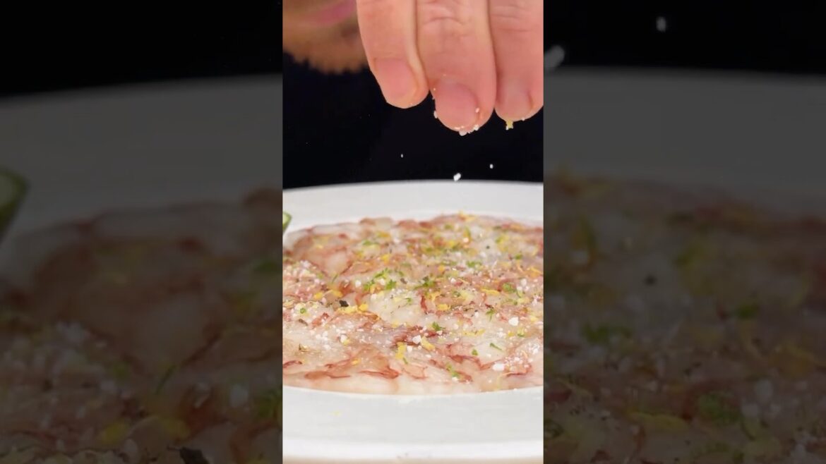 Prawn carpaccio Prawn carpaccio