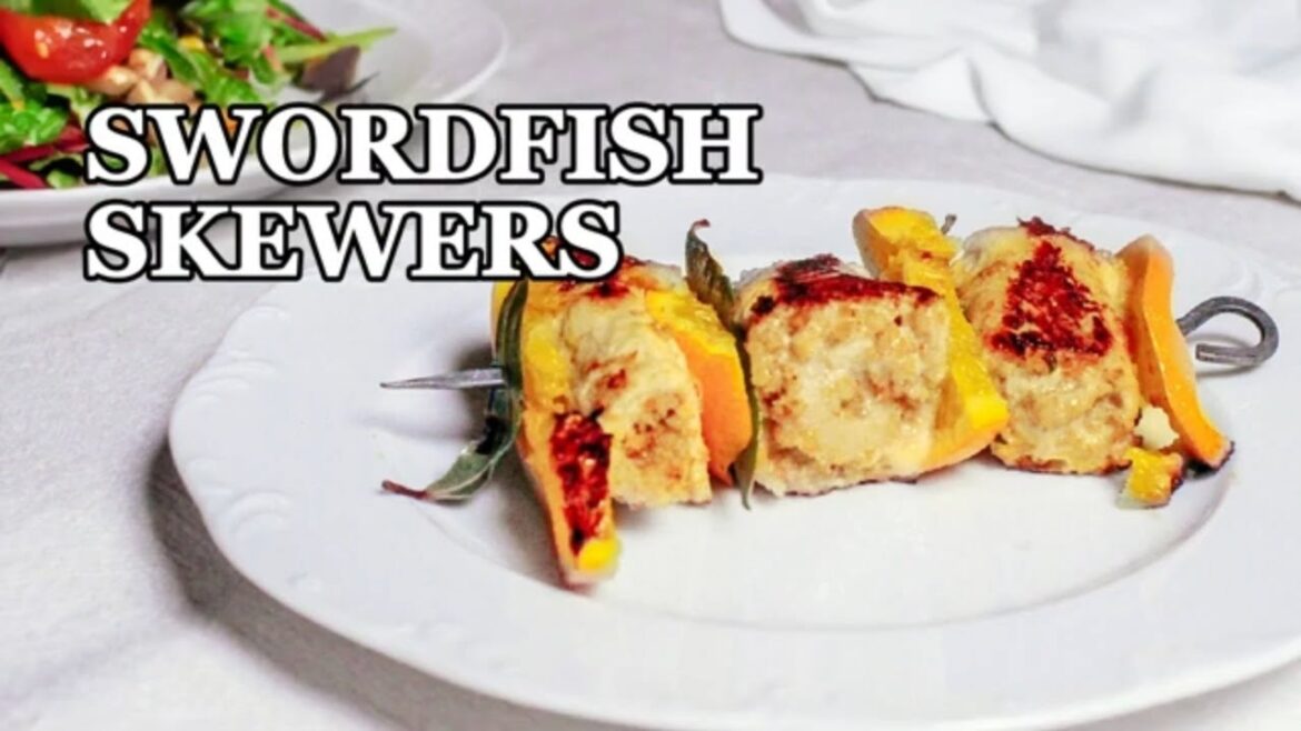 Sicilian Swordfish Rolls on Skewers – Easy Summer Dinner Idea
