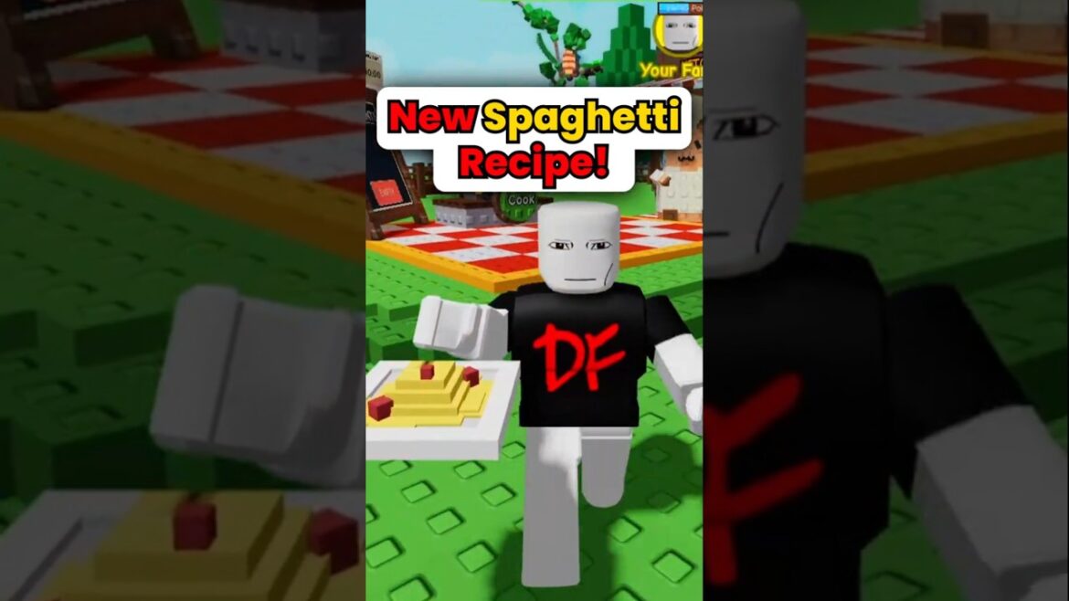 EASY Spaghetti Recipe in Grow a Garden #growagarden #roblox EASY Spaghetti Recipe in Grow a Garden #growagarden #roblox