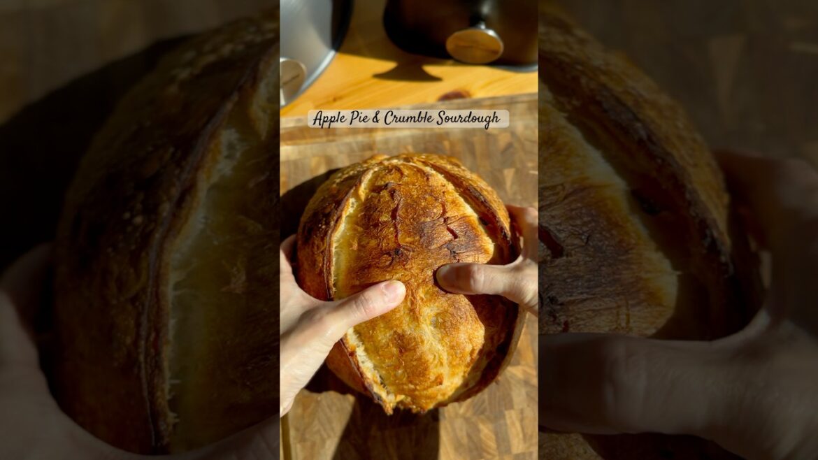 THE NEXT BIG THING! #asmr#sourdough#bread#recipe#applepie#satisfying#homebaking#homemade