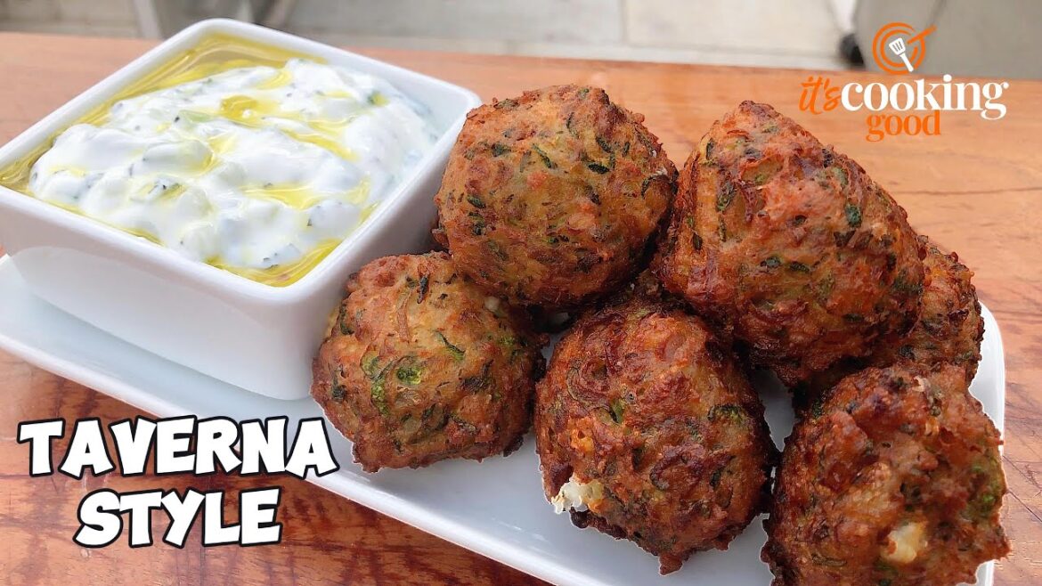 How To Make Crispy Courgette & Feta Fritters Everyone Will Love!