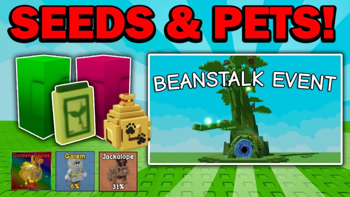 NEW SEEDS & PETS!! (Beanstalk Event Update) in Grow a Garden ROBLOX NEW SEEDS & PETS!! (Beanstalk Event Update) in Grow a Garden ROBLOX