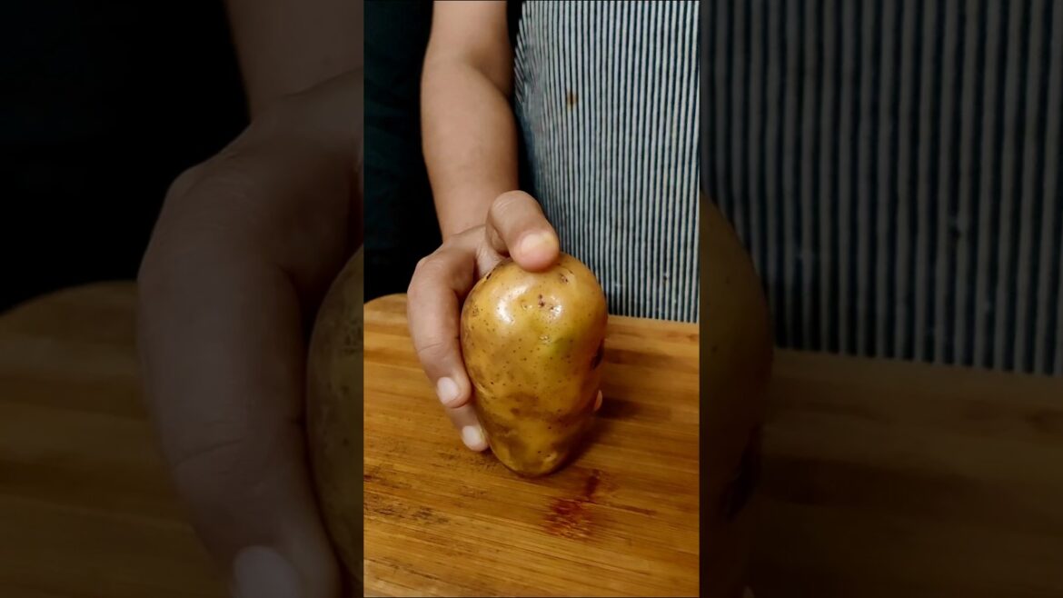 Spicy Lebanese Potato Recipe #shorts