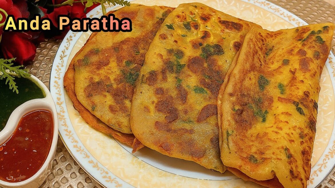 The BEST Crispy Egg Paratha Recipe,Kid's Favourite Anda Paratha by ...