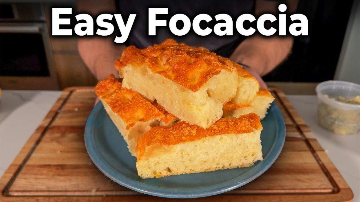 The Secret to Perfect Focaccia? No Kneading Required!!