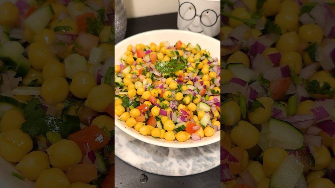 High Protein White Chickpea Salad