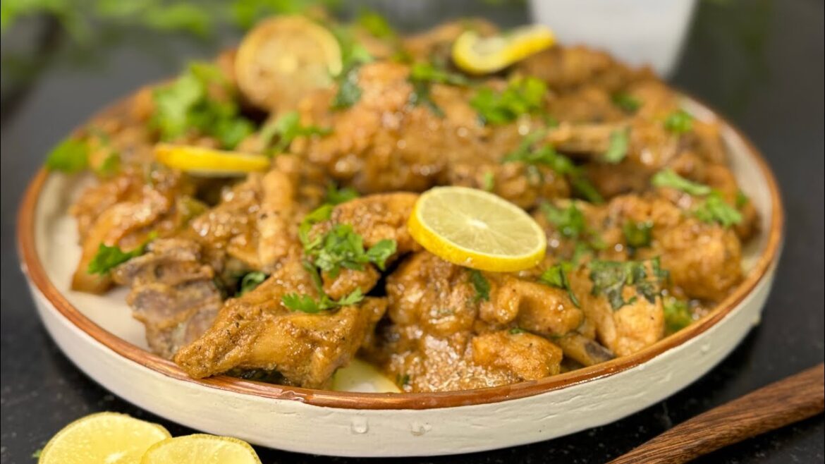 Restaurant Style Lemon Pepper Chicken | Easy Pepper Chicken Recipe