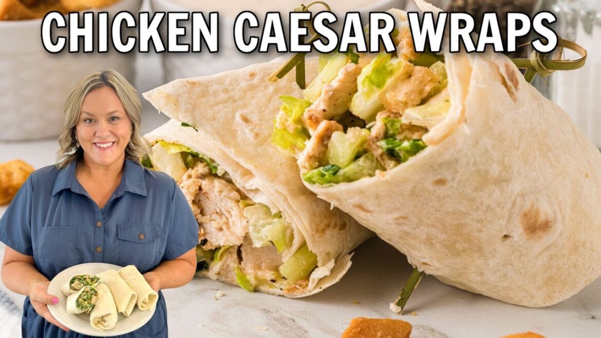 Chicken Caesar Wrap | The Perfect Lunch